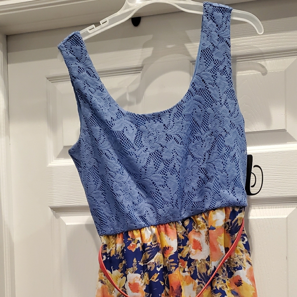 Large floral dress